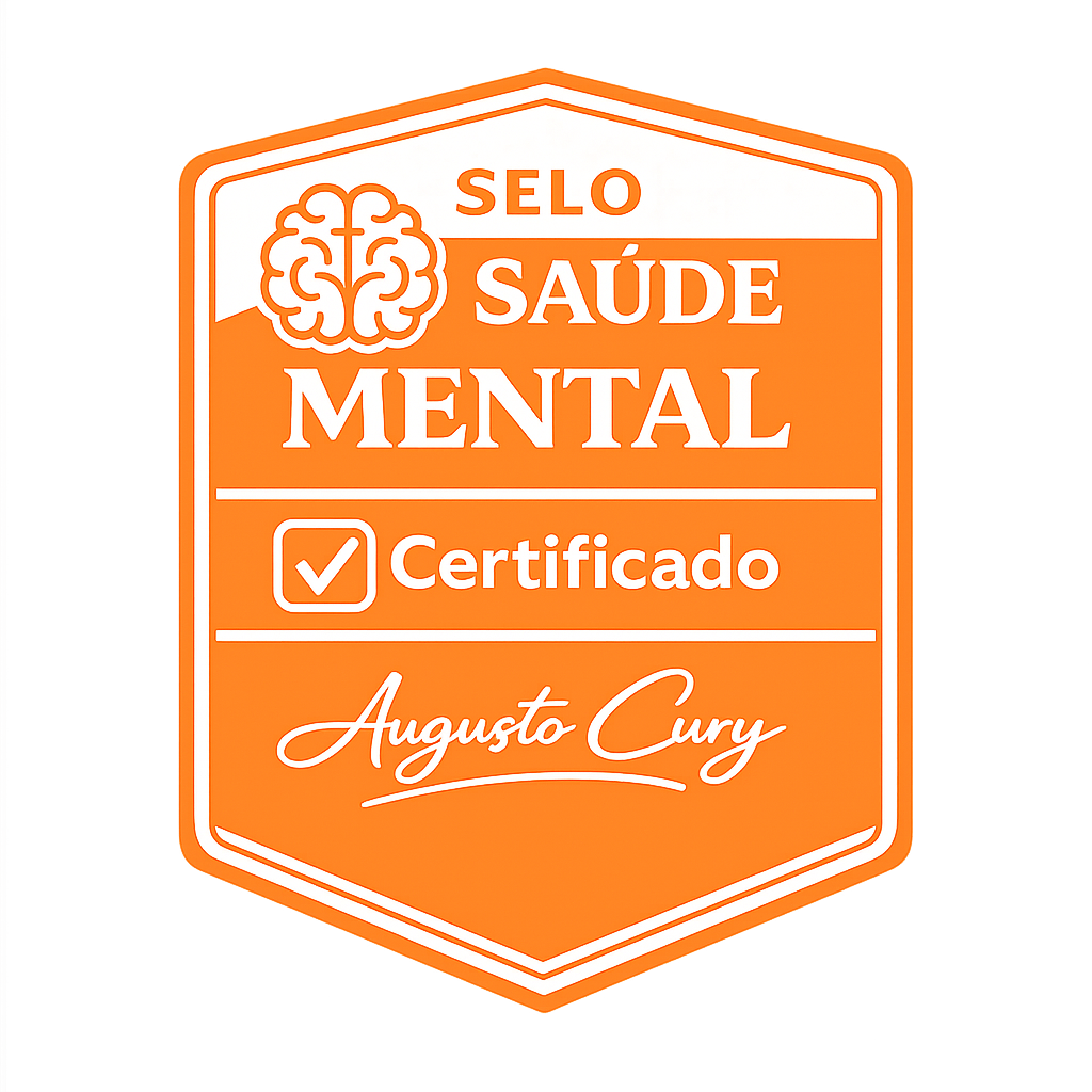 Selo Saúde Mental Certificado - Dr. Augusto Cury