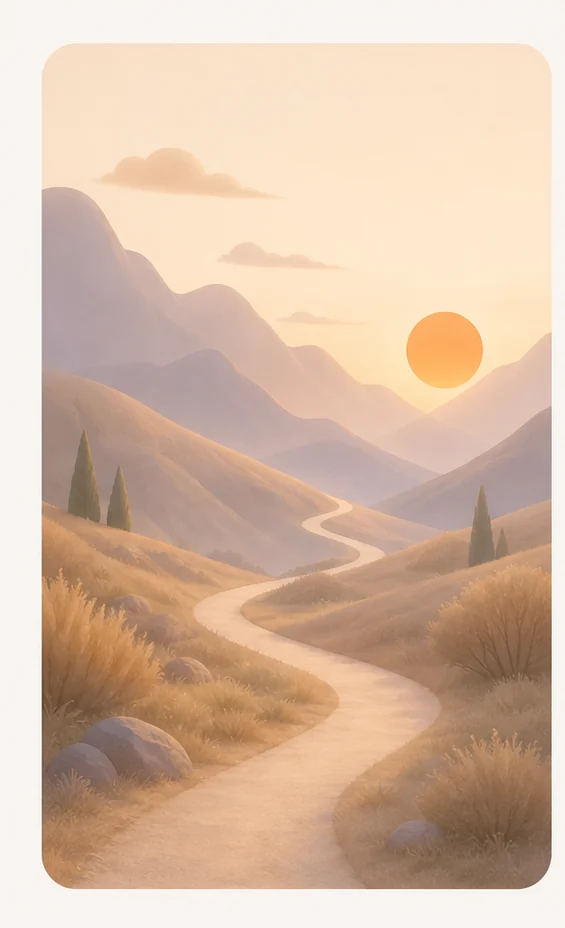Caminho visual de sono leve e descanso